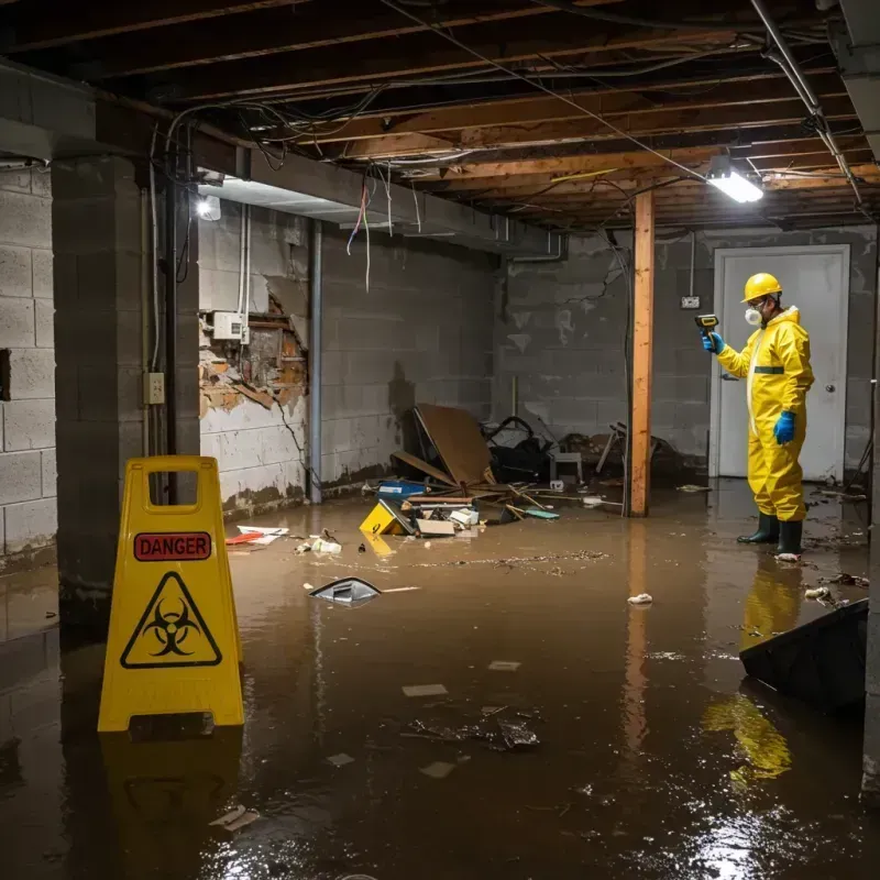 Flooded Basement Electrical Hazard in North Salt Lake, UT Property