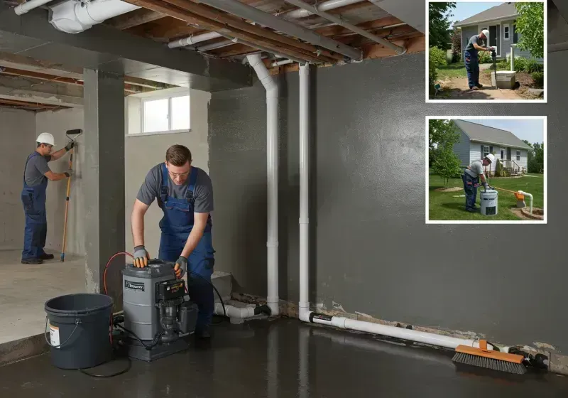 Basement Waterproofing and Flood Prevention process in North Salt Lake, UT